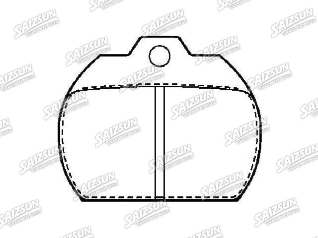 Brake Pad Set:111 698 151 B