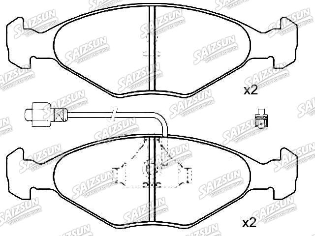 Brake Pad Set:4248.90