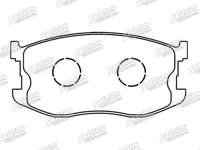 Brake Pad Set:8-94442-686-0