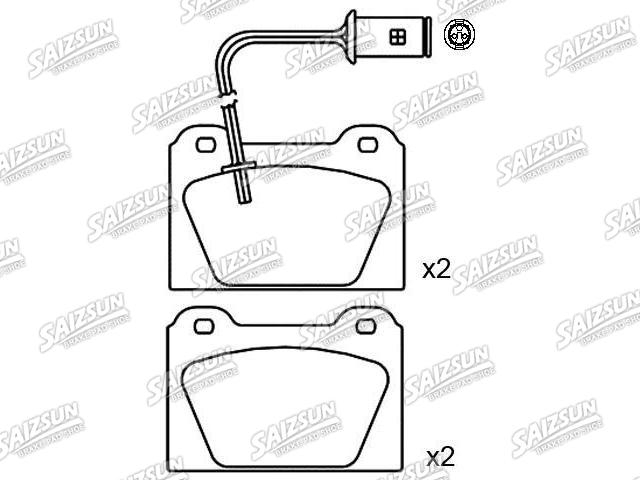 Brake Pad Set:GBP90259