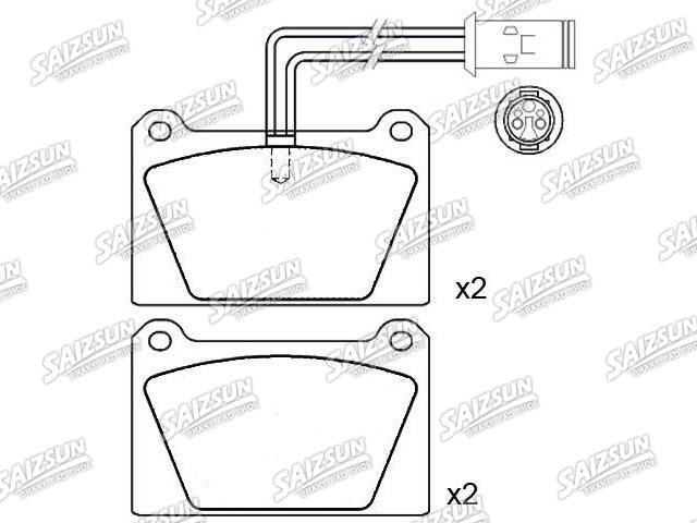 Brake Pad Set:GBP90258