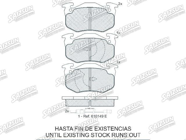 Brake Pad Set:180375