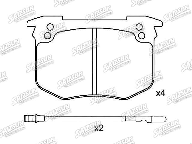 Brake Pad Set:4250.45