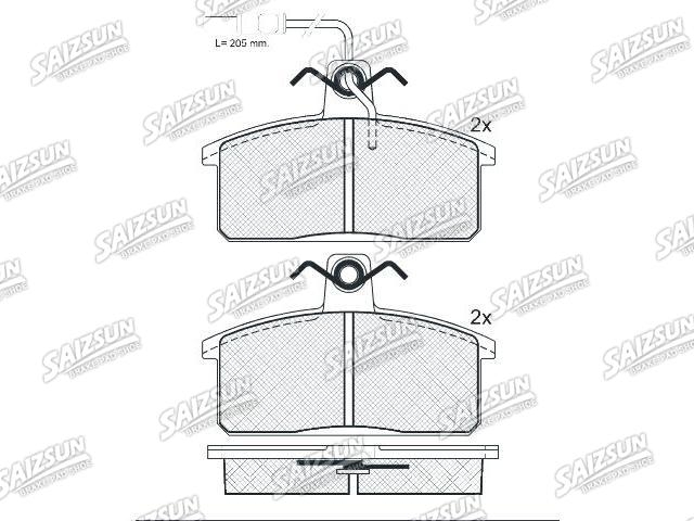 Brake Pad Set:8 235 746 9