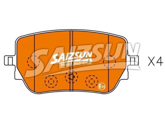 Brake Pad Set:000 420 76 00