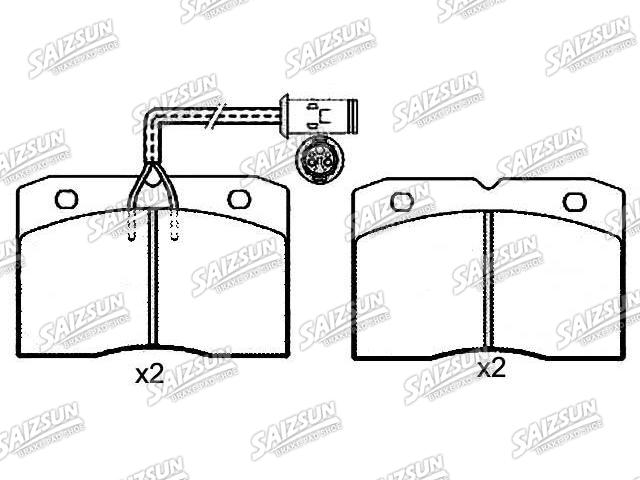 Brake Pad Set:9 940 082