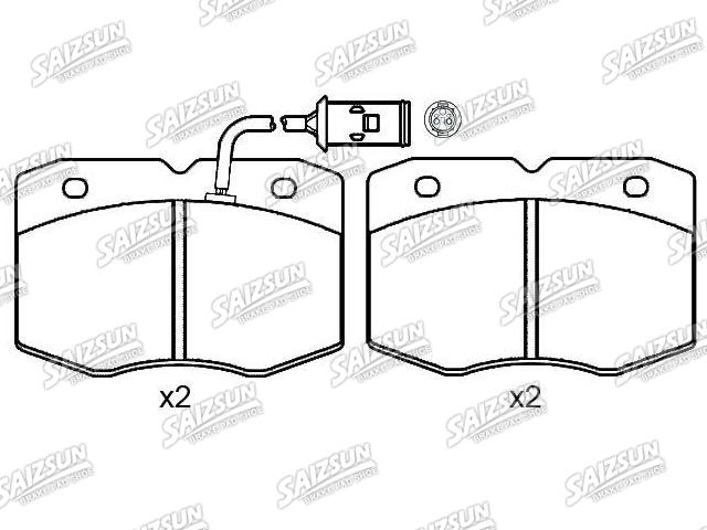 Brake Pad Set:190 6158