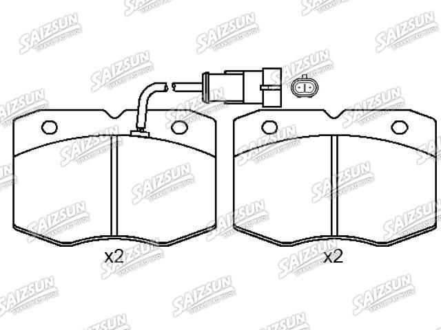Brake Pad Set:190 6428