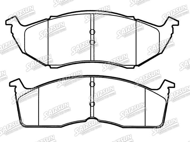Brake Pad Set:4897664AA