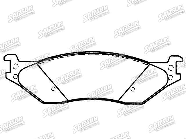 Brake Pad Set:5C3Z-2001-BA