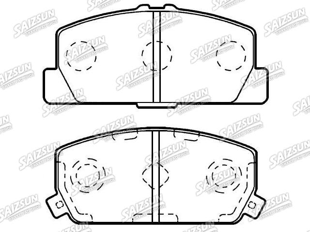 Brake Pad Set:MR235055