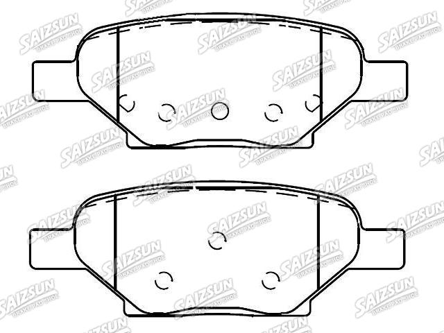 Brake Pad Set:25864605