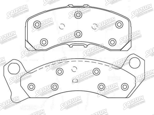 Brake Pad Set:D9AZ-2001-E