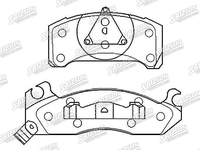 Brake Pad Set:E3SZ-2001-A