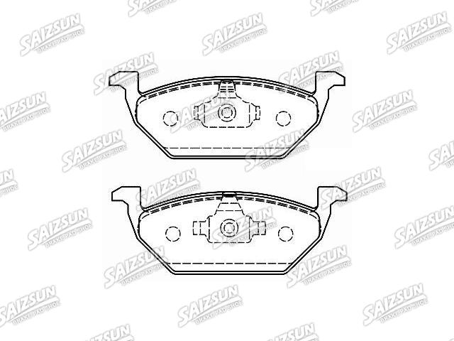 Brake Pad Set:1J0 698 151 A