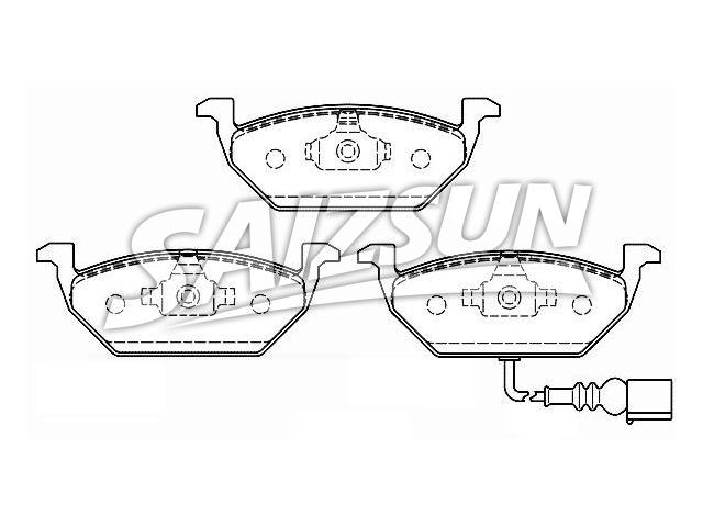 Brake Pad Set:1J0 698 151 G