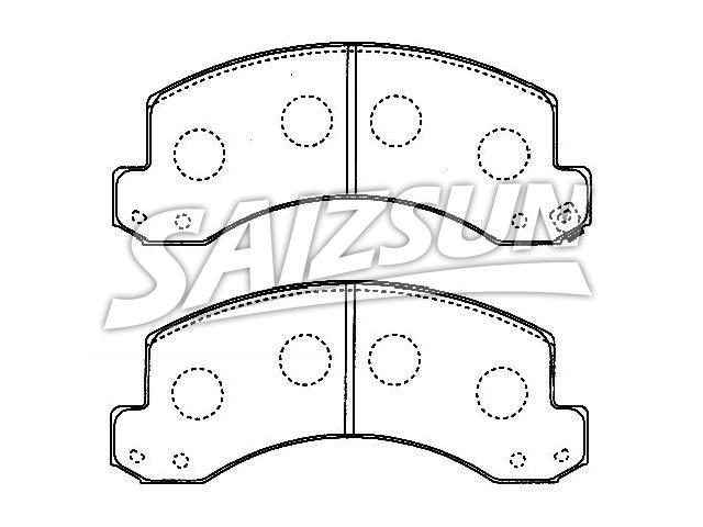 Brake Pad Set:8-97203-209-0