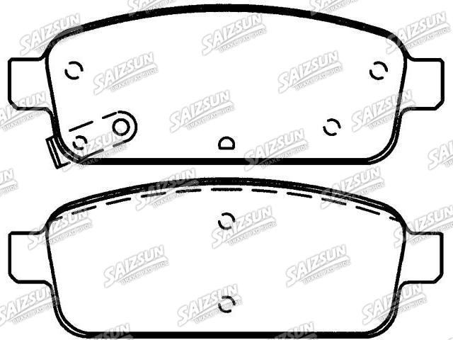 Brake Pad Set:13319294