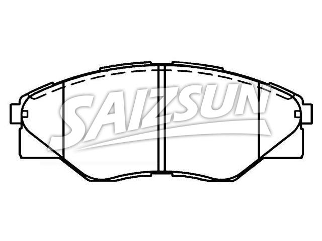 Brake Pad Set:04465-0K290
