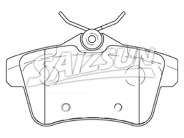 Brake Pad Set:4254.44