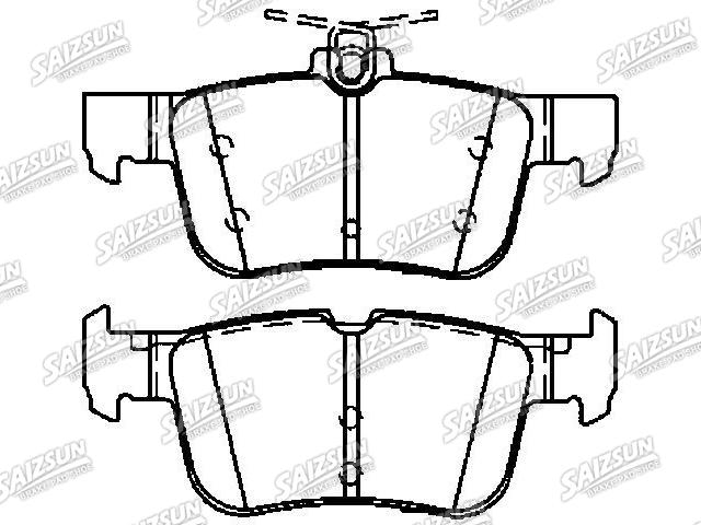 Brake Pad Set:DG9Z-2200-A