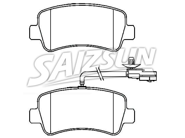 Brake Pad Set:93167662