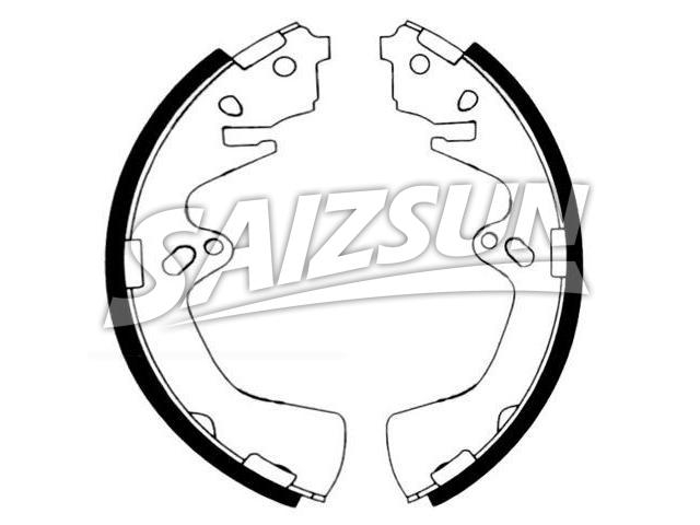 Brake Shoe Set:H703-26-310