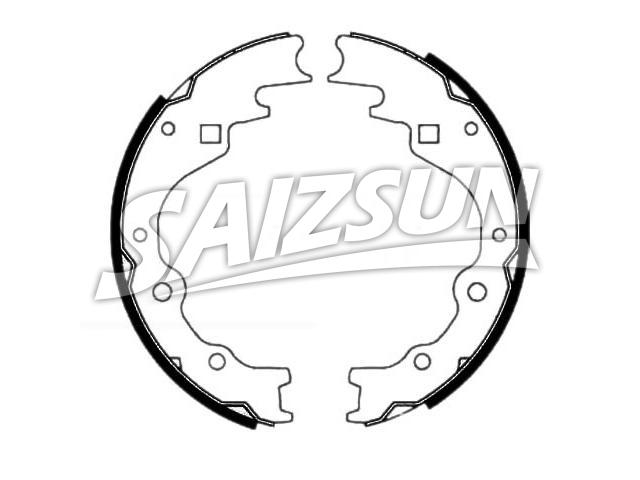 Brake Shoe Set:SE28-26-310A