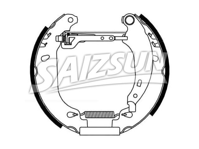 Brake Shoe Set:4241.8J