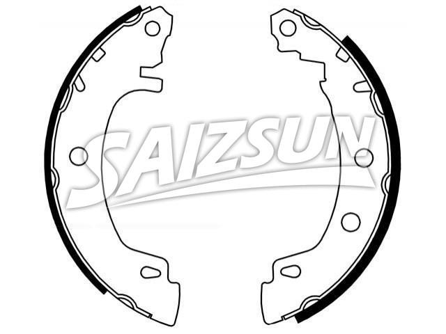 Brake Shoe Set:77 01 204 835