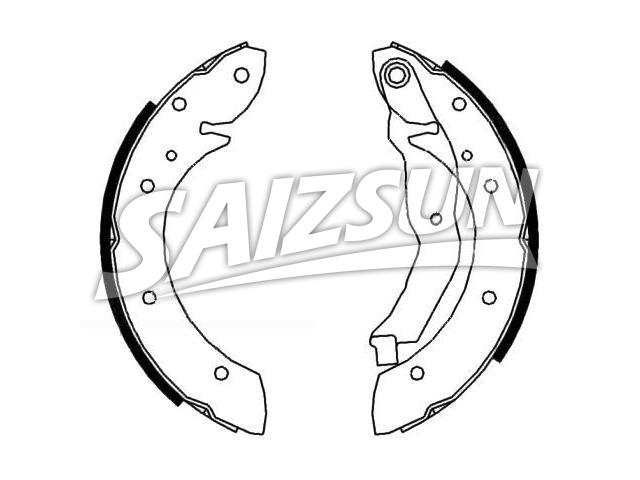 Brake Shoe Set:77 01 204 884
