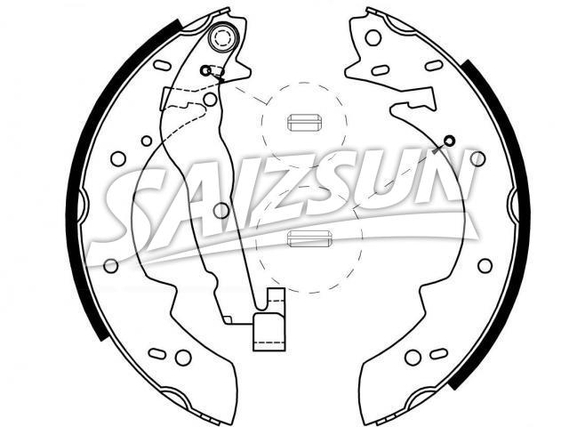 Brake Shoe Set:4238.05