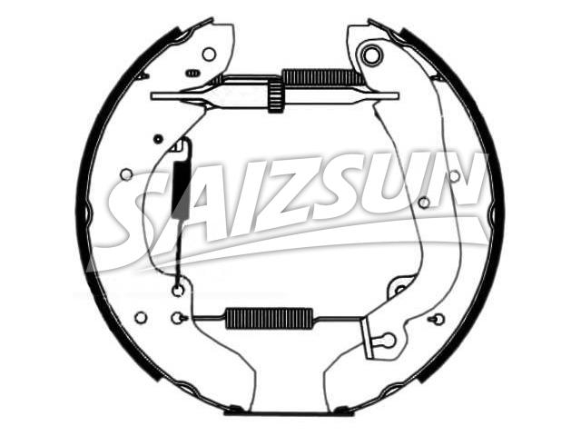 Brake Shoe Set:4241.4T
