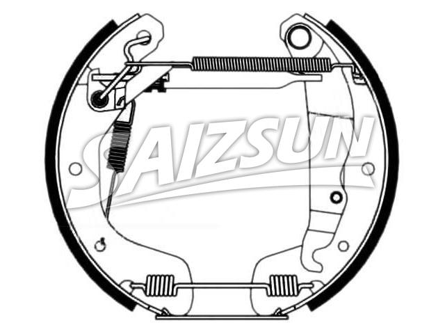 Brake Shoe Set:OPELKFS 023