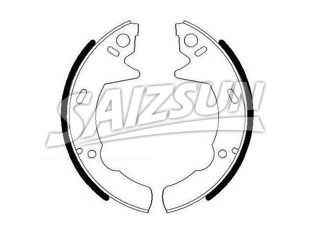 Brake Shoe Set:E6DZ-2200-A