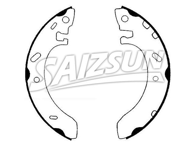 Brake Shoe Set:F5RZ-2200-A