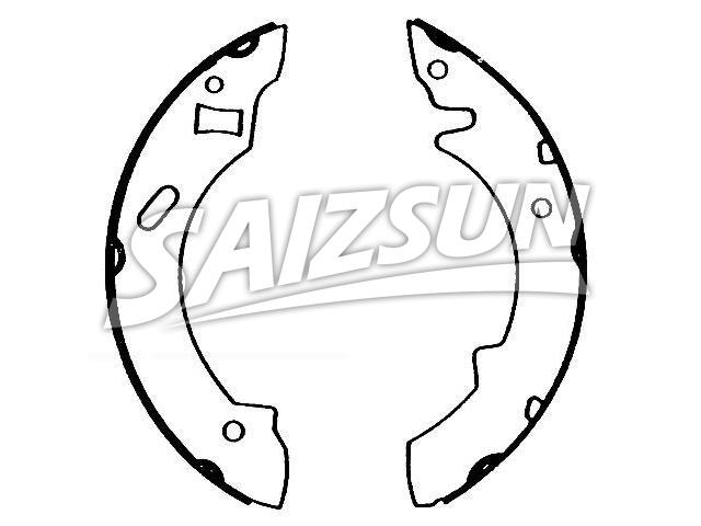 Brake Shoe Set:E1FZ-2200-A