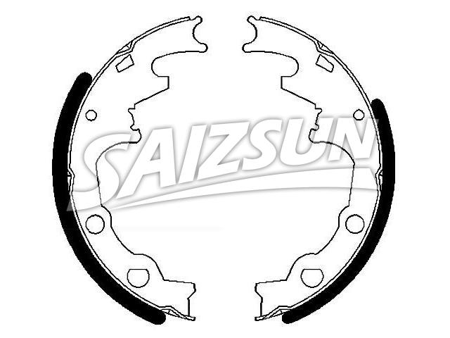 Brake Shoe Set:F77Z-2200-CA