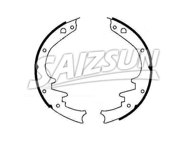 Brake Shoe Set:D6OZ-2200-B