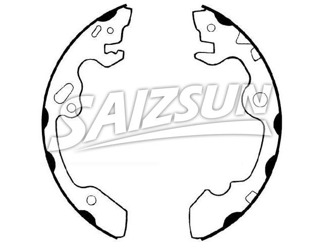 Brake Shoe Set:YS4Z-2200-CA
