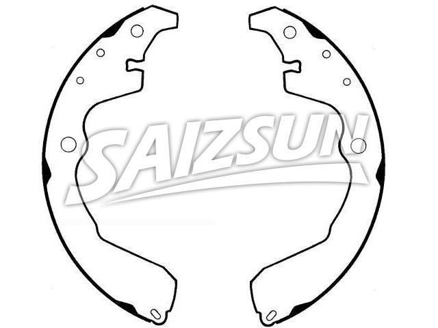 Brake Shoe Set:04495-01040