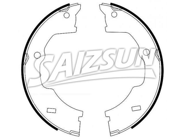 Brake Shoe Set:5C3Z-2648-BA