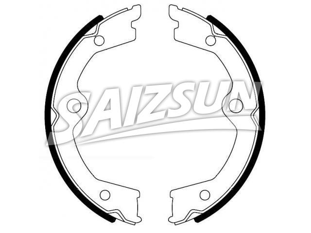 Brake Shoe Set:HF39-44-39Z