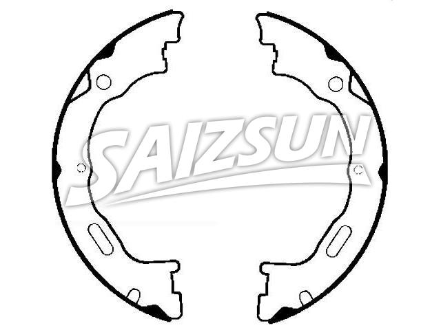 Brake Shoe Set:3W1Z-2N712-AA