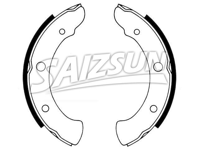 Brake Shoe Set:6253-01112
