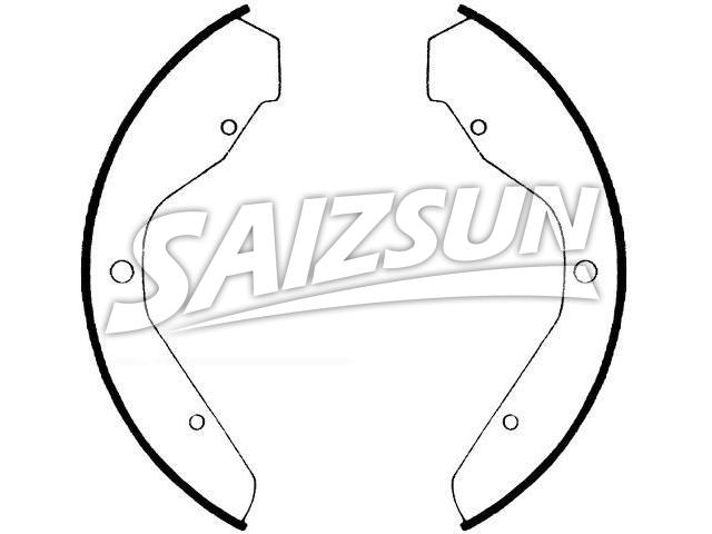Brake Shoe Set:113 609 237G