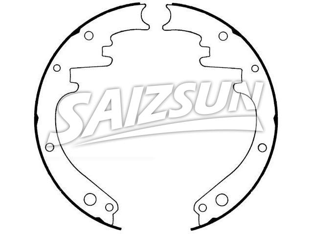 Brake Shoe Set:1154123