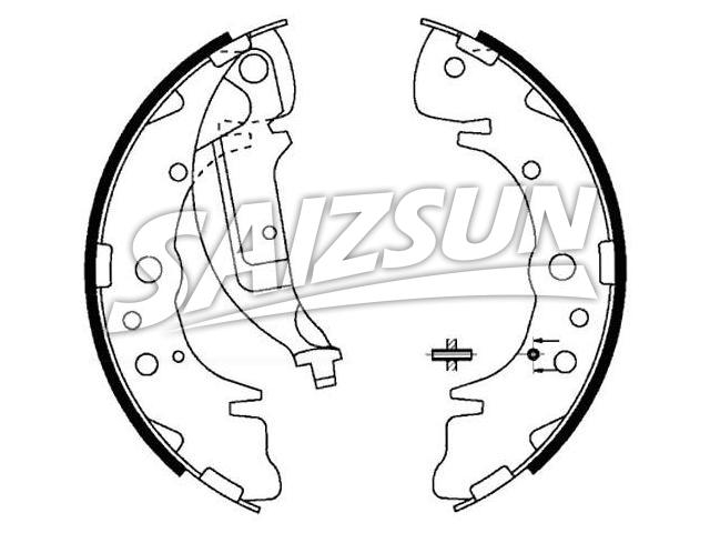 Brake Shoe Set:58305-26A10