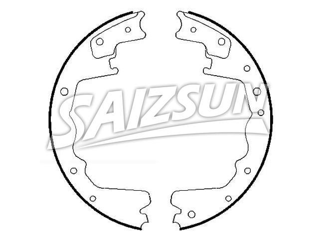 Brake Shoe Set:F75Z-2200-AA