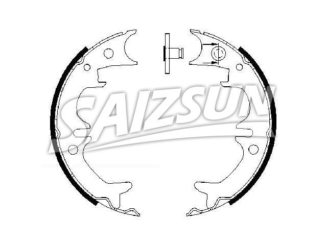 Brake Shoe Set:46590-20030